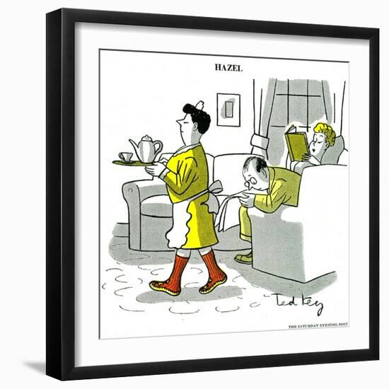 Hazel Cartoon-Ted Key-Framed Giclee Print