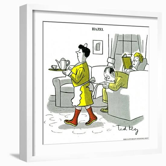 Hazel Cartoon-Ted Key-Framed Giclee Print