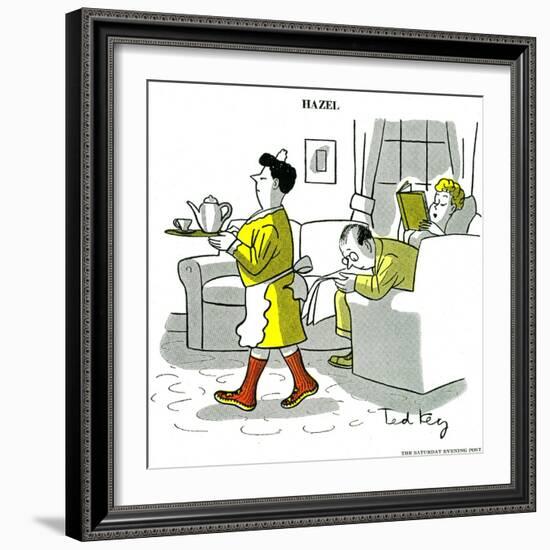 Hazel Cartoon-Ted Key-Framed Giclee Print