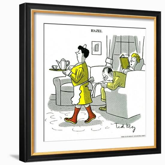 Hazel Cartoon-Ted Key-Framed Giclee Print