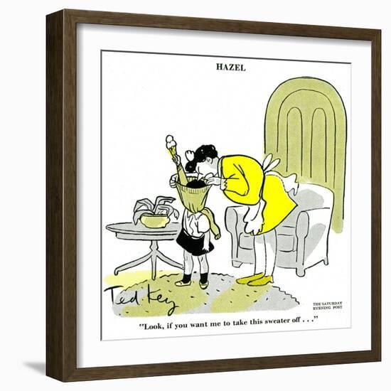 Hazel Cartoon-Ted Key-Framed Giclee Print