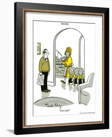 Hazel Cartoon-Ted Key-Framed Giclee Print