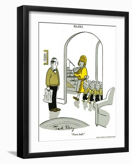 Hazel Cartoon-Ted Key-Framed Giclee Print