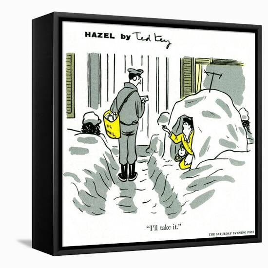 Hazel Cartoon-Ted Key-Framed Premier Image Canvas