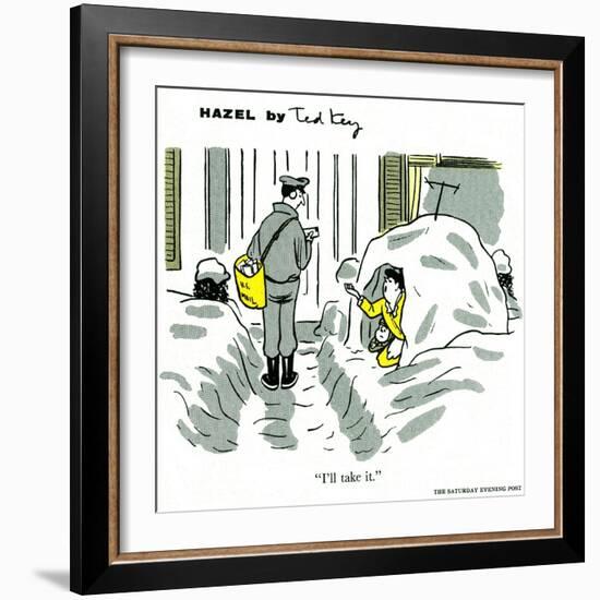 Hazel Cartoon-Ted Key-Framed Giclee Print