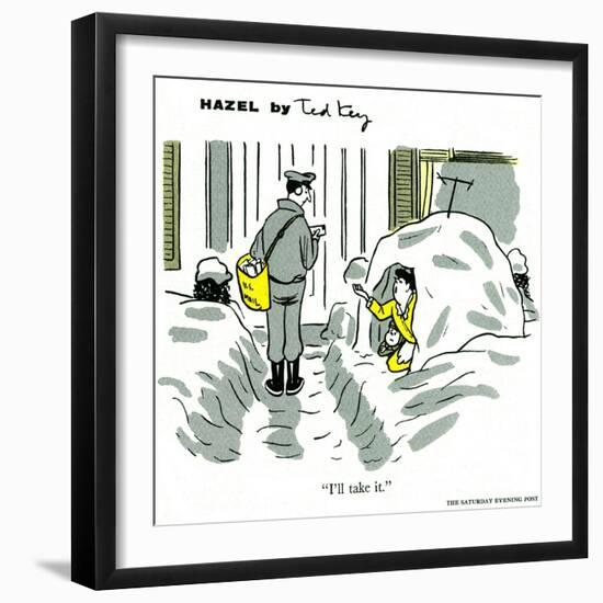 Hazel Cartoon-Ted Key-Framed Giclee Print