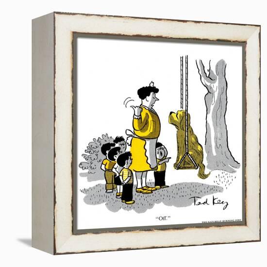 Hazel Cartoon-Ted Key-Framed Premier Image Canvas