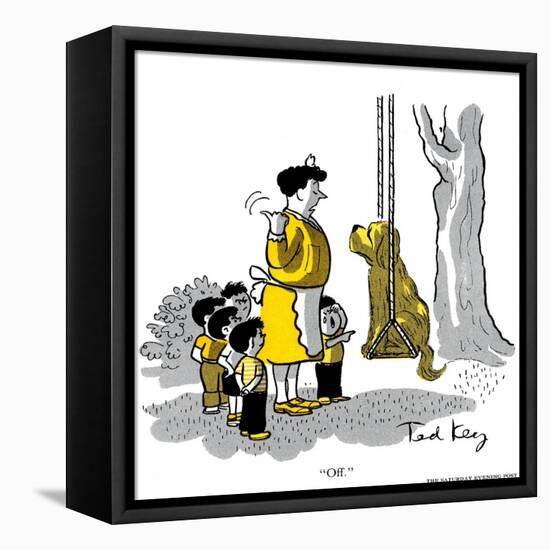 Hazel Cartoon-Ted Key-Framed Premier Image Canvas