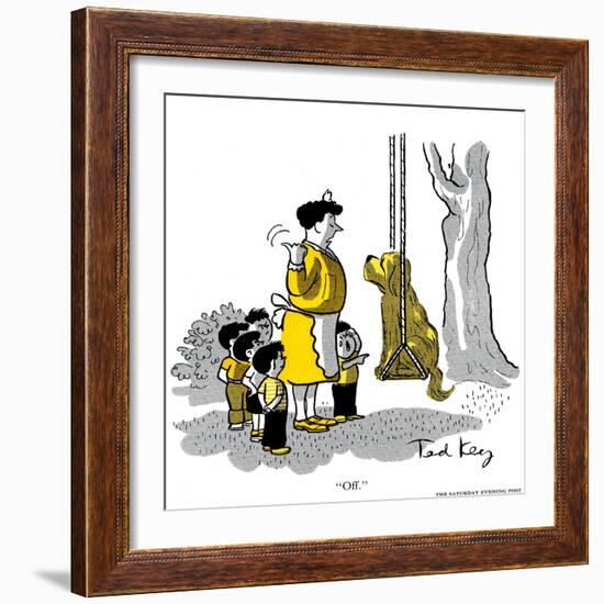 Hazel Cartoon-Ted Key-Framed Giclee Print