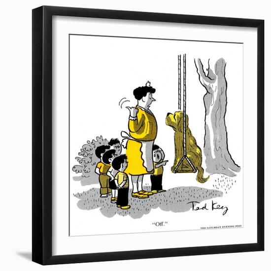 Hazel Cartoon-Ted Key-Framed Giclee Print