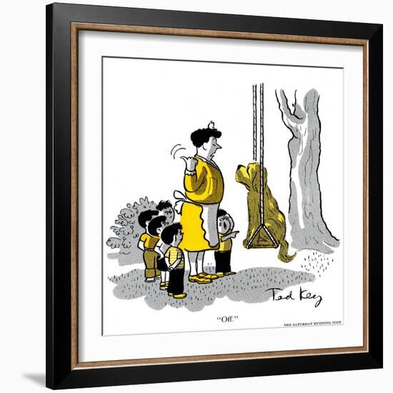 Hazel Cartoon-Ted Key-Framed Giclee Print