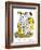 Hazel Cartoon-Ted Key-Framed Giclee Print