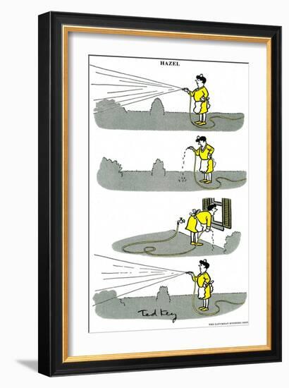 Hazel Cartoon-Ted Key-Framed Giclee Print