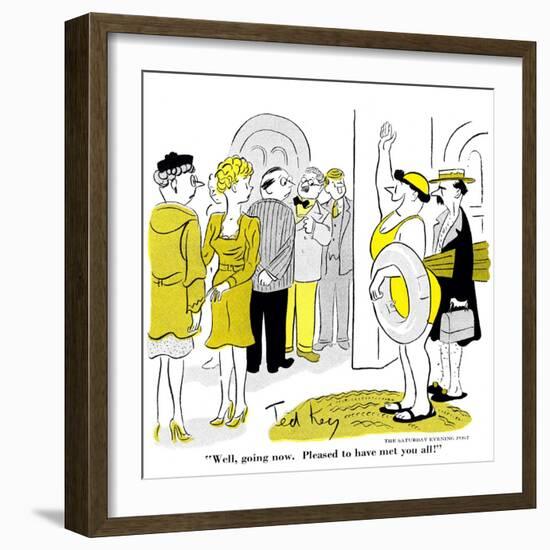 Hazel Cartoon-Ted Key-Framed Giclee Print