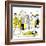 Hazel Cartoon-Ted Key-Framed Giclee Print