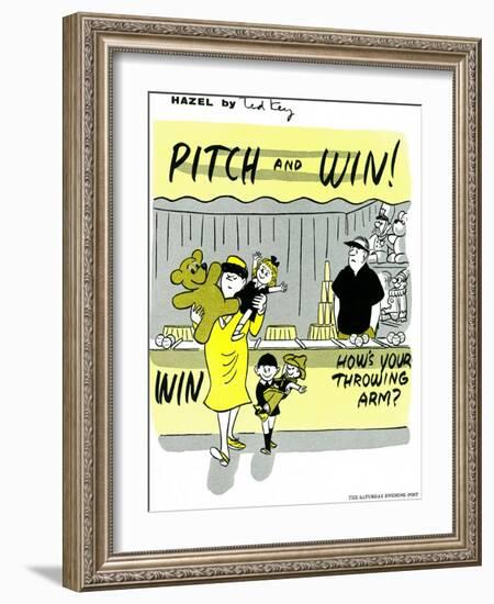 Hazel Cartoon-Ted Key-Framed Giclee Print