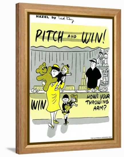 Hazel Cartoon-Ted Key-Framed Premier Image Canvas