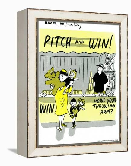 Hazel Cartoon-Ted Key-Framed Premier Image Canvas