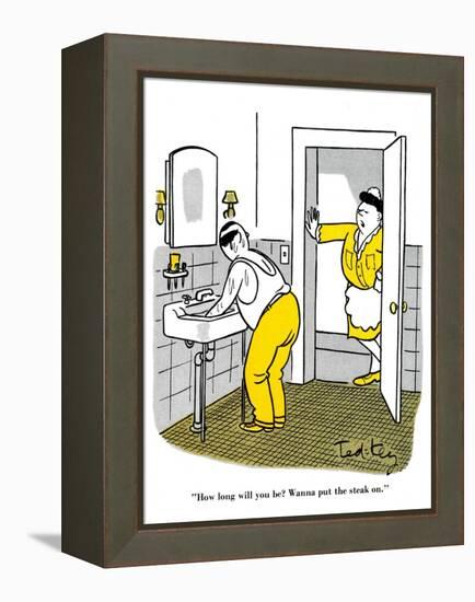 Hazel Cartoon-Ted Key-Framed Premier Image Canvas