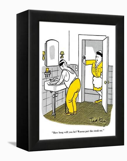 Hazel Cartoon-Ted Key-Framed Premier Image Canvas