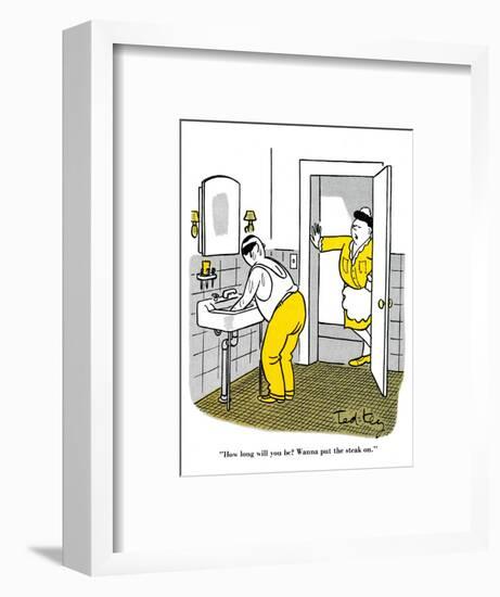 Hazel Cartoon-Ted Key-Framed Giclee Print