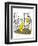 Hazel Cartoon-Ted Key-Framed Giclee Print