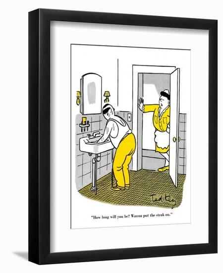 Hazel Cartoon-Ted Key-Framed Giclee Print