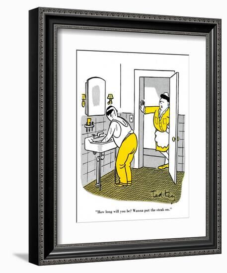 Hazel Cartoon-Ted Key-Framed Giclee Print