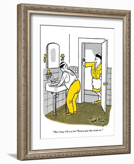 Hazel Cartoon-Ted Key-Framed Giclee Print