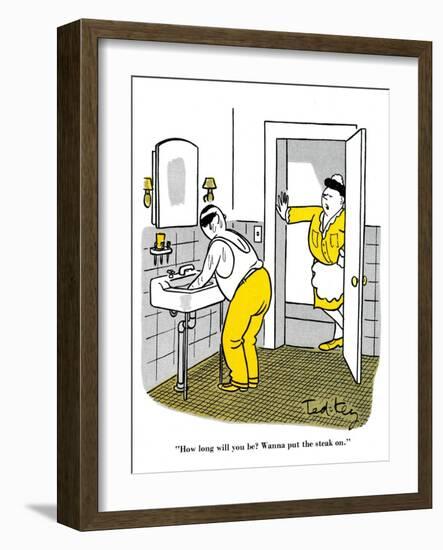 Hazel Cartoon-Ted Key-Framed Giclee Print