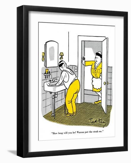 Hazel Cartoon-Ted Key-Framed Giclee Print