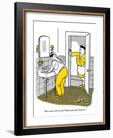 Hazel Cartoon-Ted Key-Framed Giclee Print