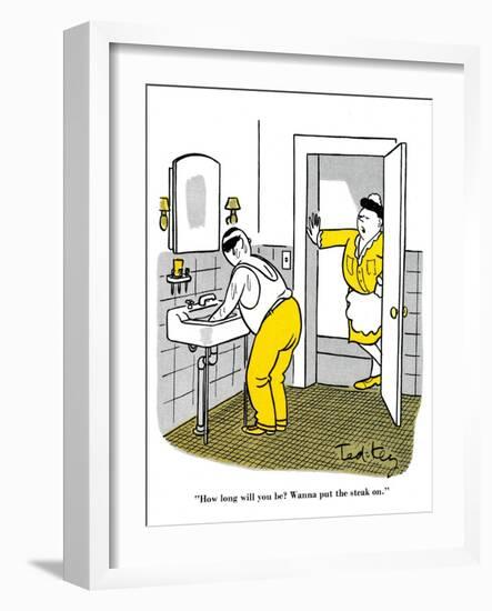 Hazel Cartoon-Ted Key-Framed Giclee Print