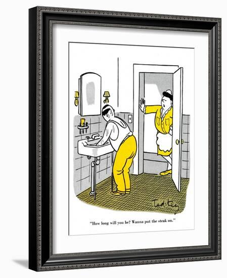 Hazel Cartoon-Ted Key-Framed Giclee Print