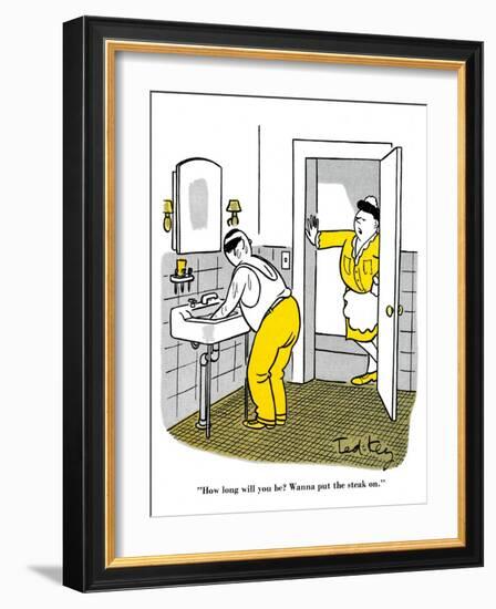 Hazel Cartoon-Ted Key-Framed Giclee Print