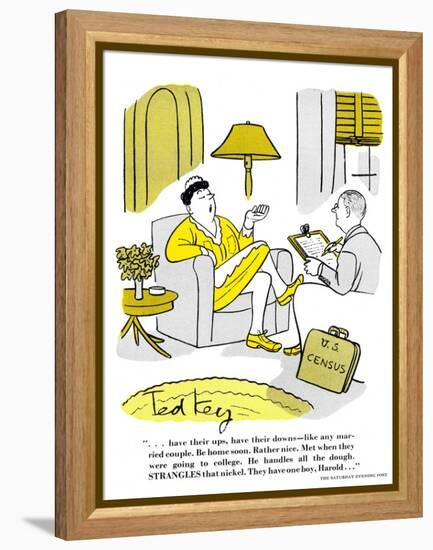 Hazel Cartoon-Ted Key-Framed Premier Image Canvas