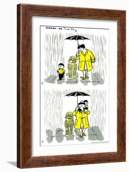 Hazel Cartoon-Ted Key-Framed Giclee Print