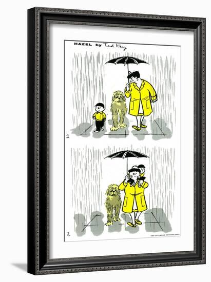 Hazel Cartoon-Ted Key-Framed Giclee Print