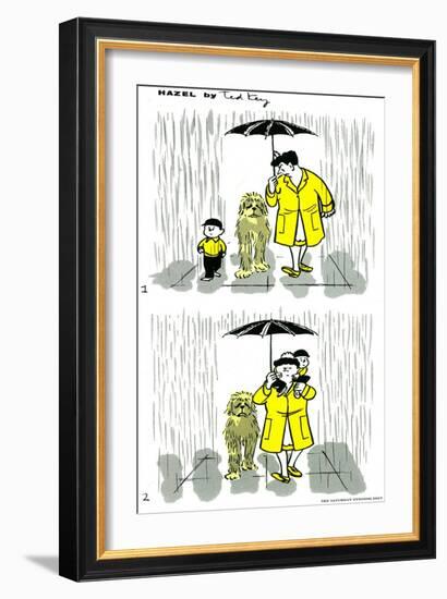 Hazel Cartoon-Ted Key-Framed Giclee Print