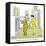 Hazel Cartoon-Ted Key-Framed Premier Image Canvas