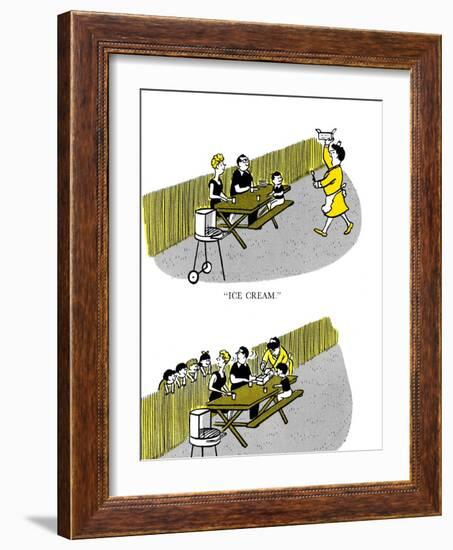 Hazel Cartoon-Ted Key-Framed Giclee Print