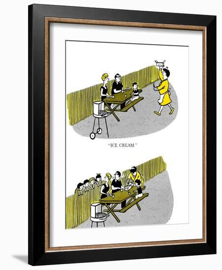 Hazel Cartoon-Ted Key-Framed Giclee Print