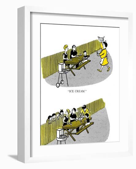 Hazel Cartoon-Ted Key-Framed Giclee Print