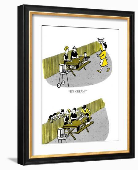 Hazel Cartoon-Ted Key-Framed Giclee Print