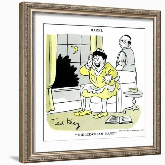 Hazel Cartoon-Ted Key-Framed Giclee Print