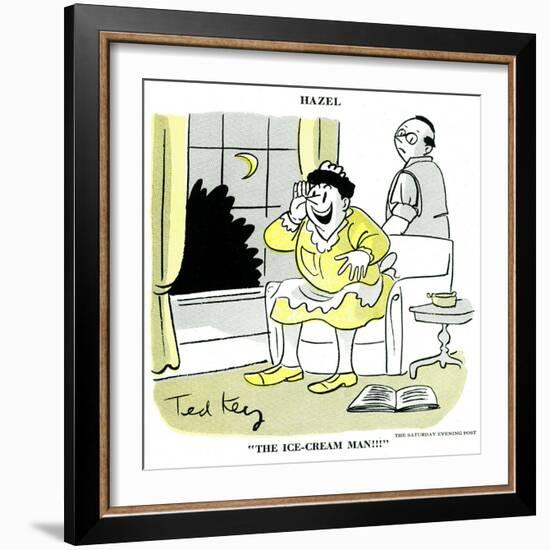 Hazel Cartoon-Ted Key-Framed Giclee Print