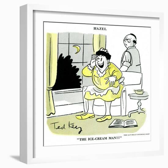 Hazel Cartoon-Ted Key-Framed Giclee Print