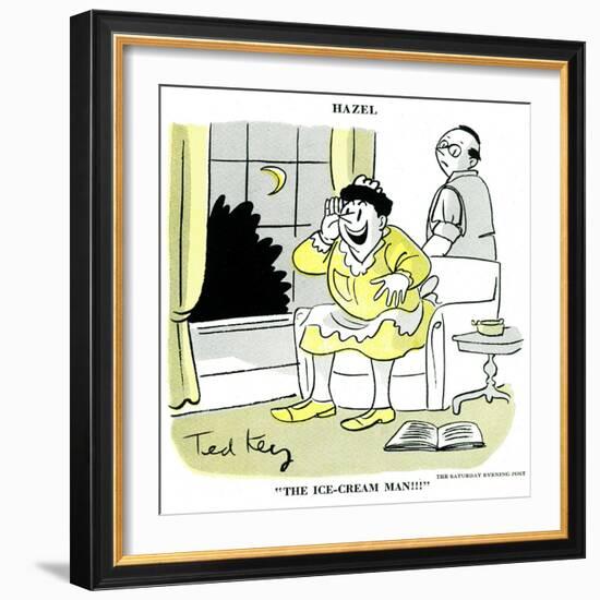 Hazel Cartoon-Ted Key-Framed Giclee Print