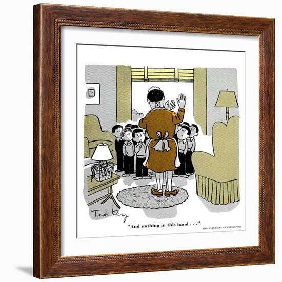 Hazel Cartoon-Ted Key-Framed Giclee Print