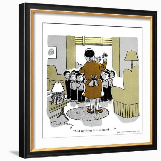 Hazel Cartoon-Ted Key-Framed Giclee Print